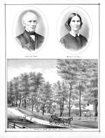 Page 285a - Illustration - Jesse Lee Strout, Mrs. Olivia P. Strout and Residence